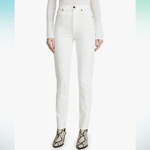 SLVRLAKE Beatnik Jeans in Ivory (Size 25)